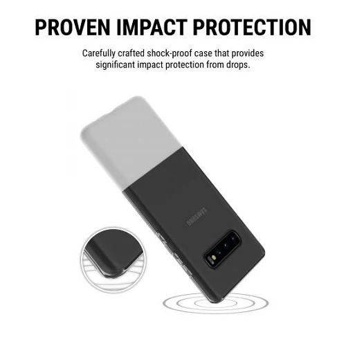 Incipio NGP Shock Absorbent Case for Samsung Galaxy S10+ - Clear - Image 3