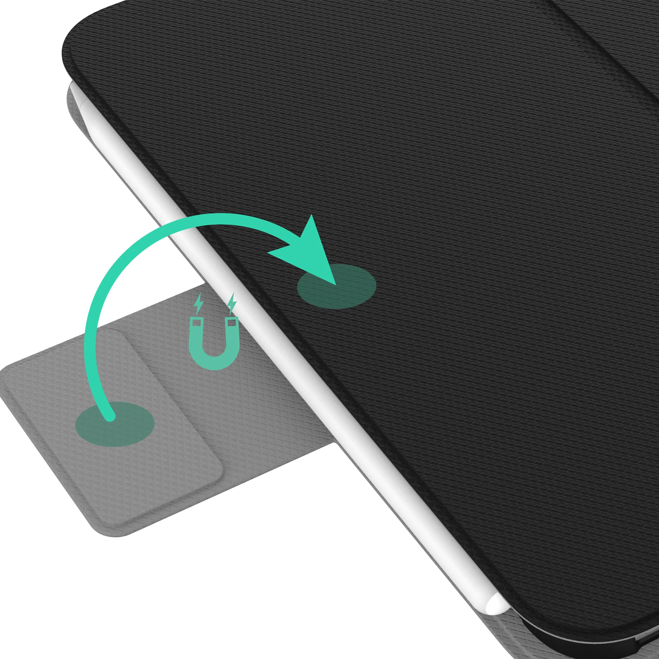 Incipio SureView Folio Protective Case & Magnetic Closure Flap iPad Mini 6 / 7 - Black - Image 5