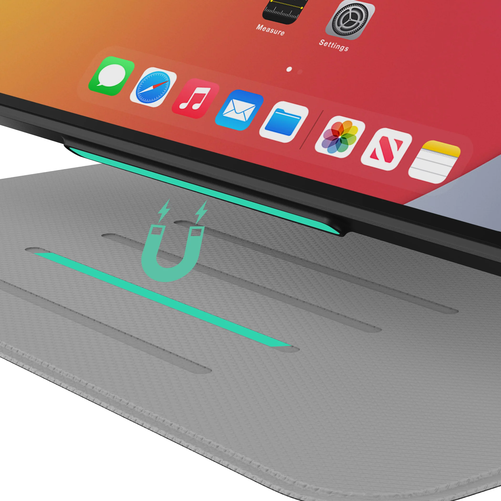 Incipio SureView Folio Protective Case & Magnetic Closure Flap iPad Mini 6 / 7 - Black - Image 6