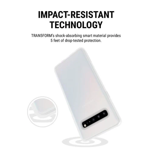 Incipio Tran5form Protective Case for Samsung S10 5G - Translucent White - Image 6