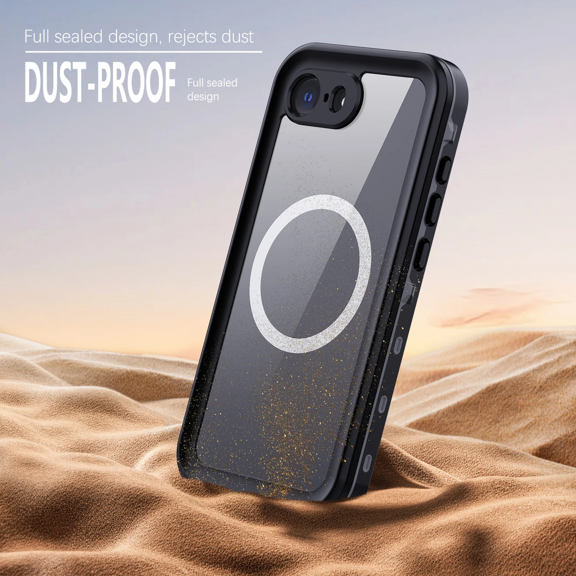 Waterproof / Dustproof iPhone 16e Rugged Case & MagSafe with 360 Full Cover - Image 3