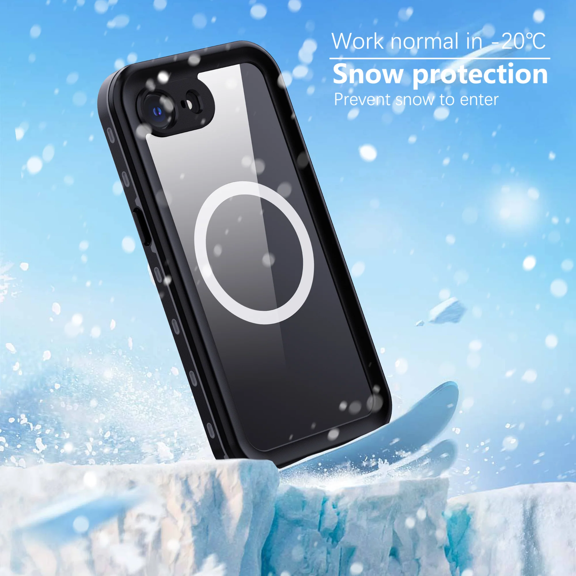 Waterproof / Dustproof iPhone 16e Rugged Case & MagSafe with 360 Full Cover - Image 4