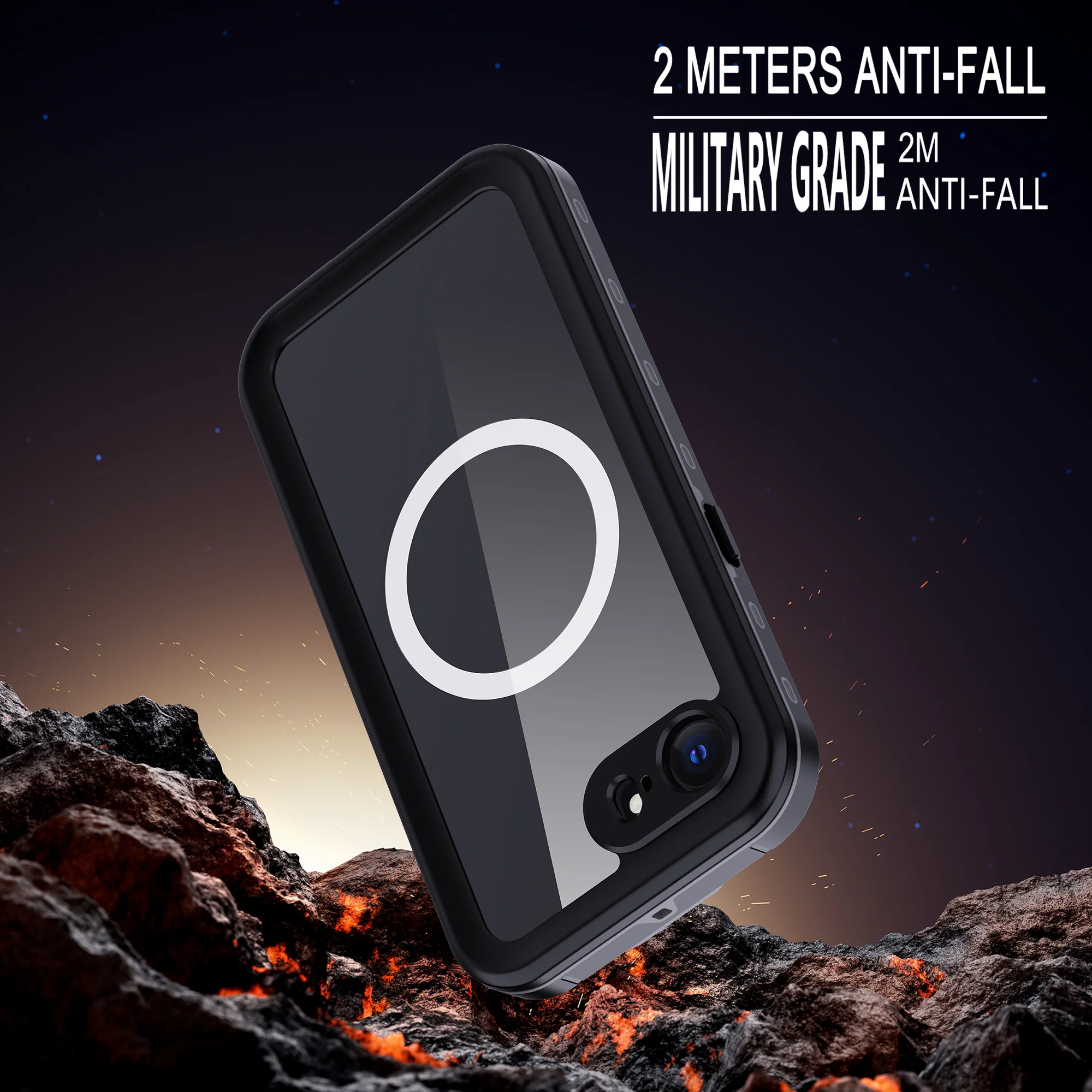 Waterproof / Dustproof iPhone 16e Rugged Case & MagSafe with 360 Full Cover - Image 6