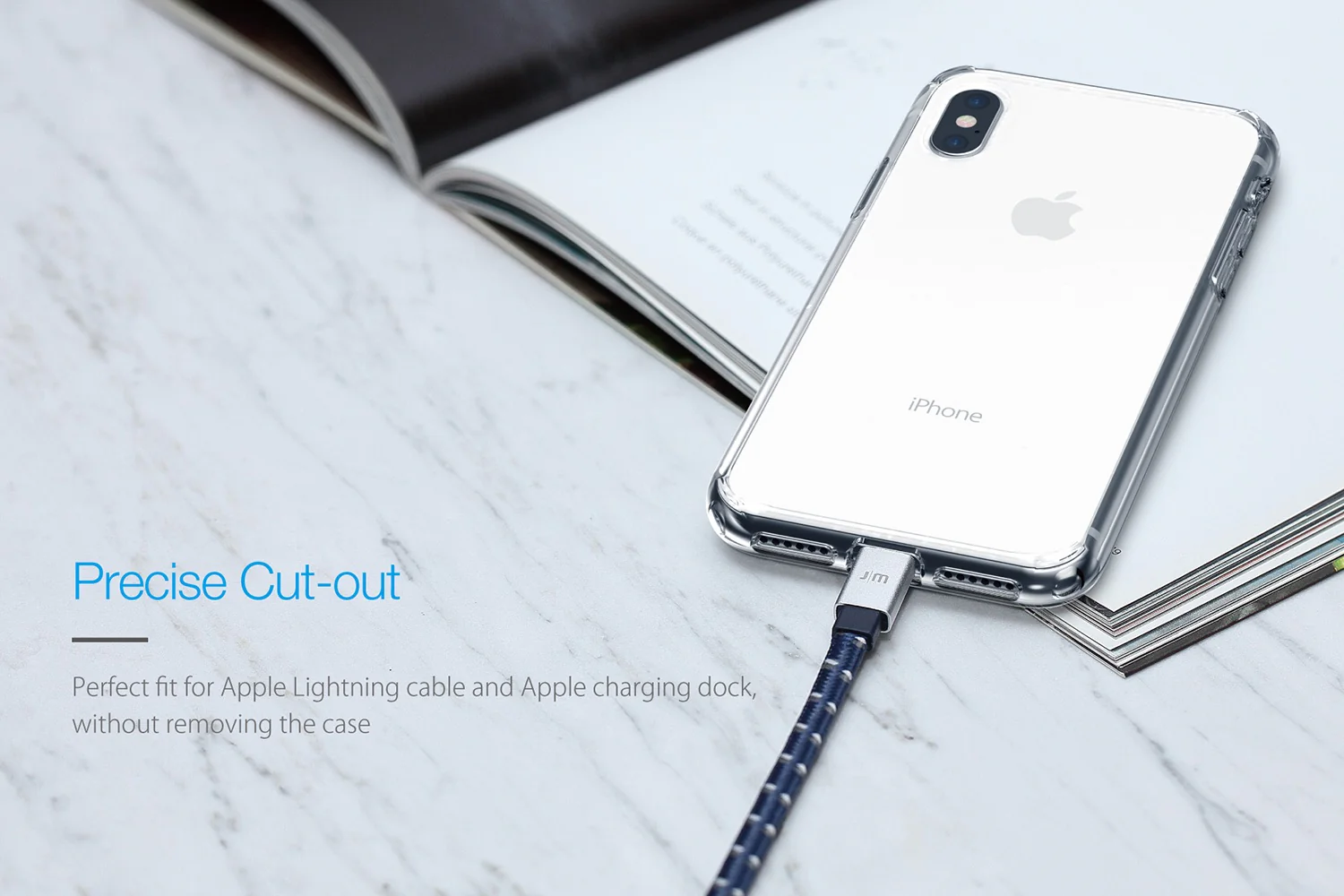 Just Mobile TENC Air Slim Bumper Case For iPhone XsMax - Clear - Image 8