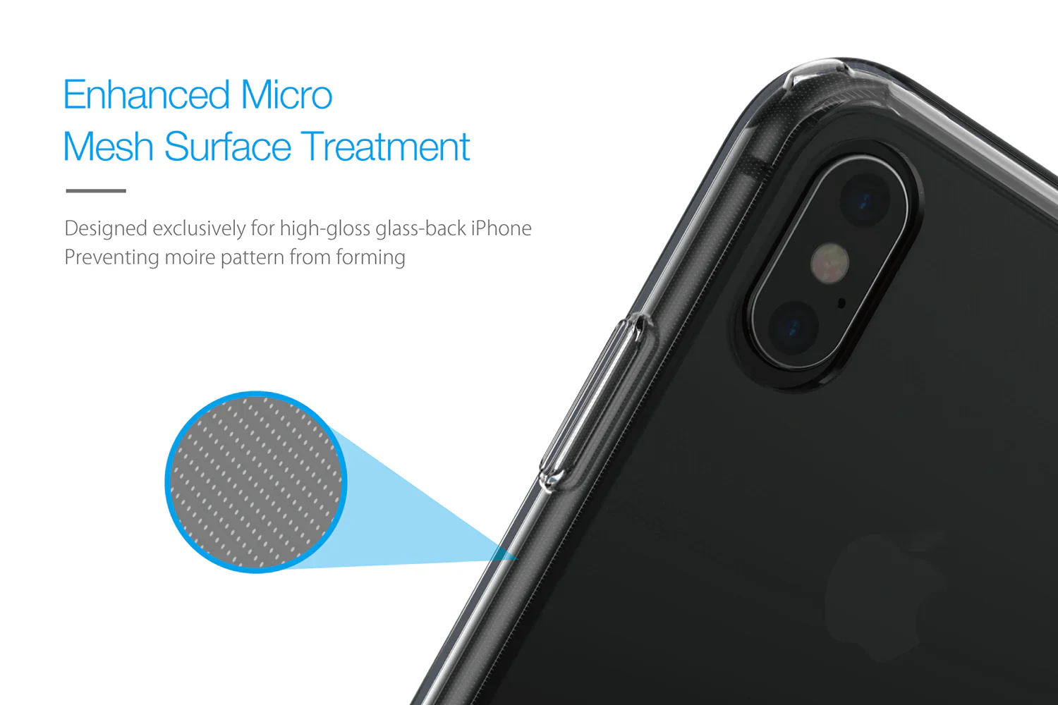 Just Mobile TENC Air Slim Bumper Case For iPhone XsMax - Crystal Black - Image 4