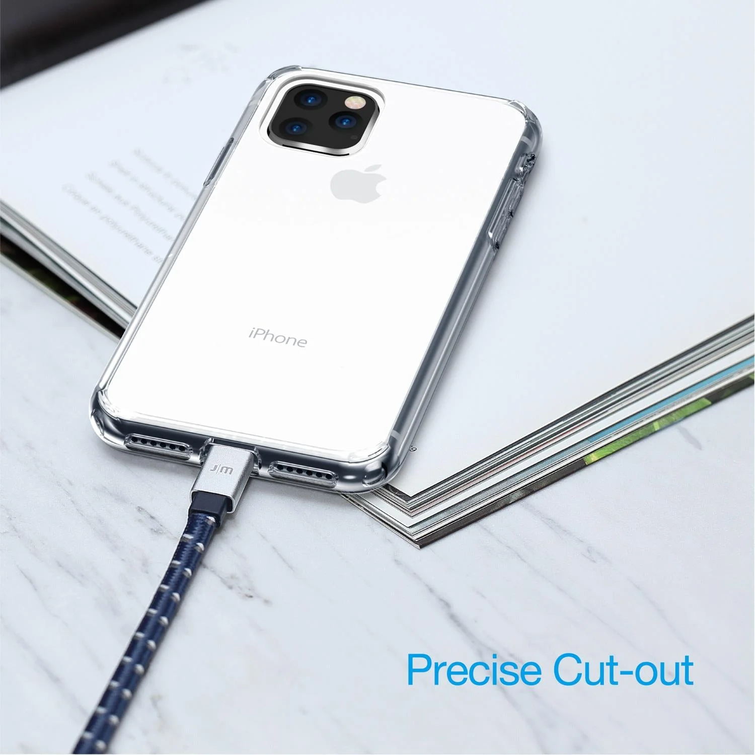 Just Mobile TENC Air Slim Bumper Case For iPhone 11 Pro - Clear - Image 13