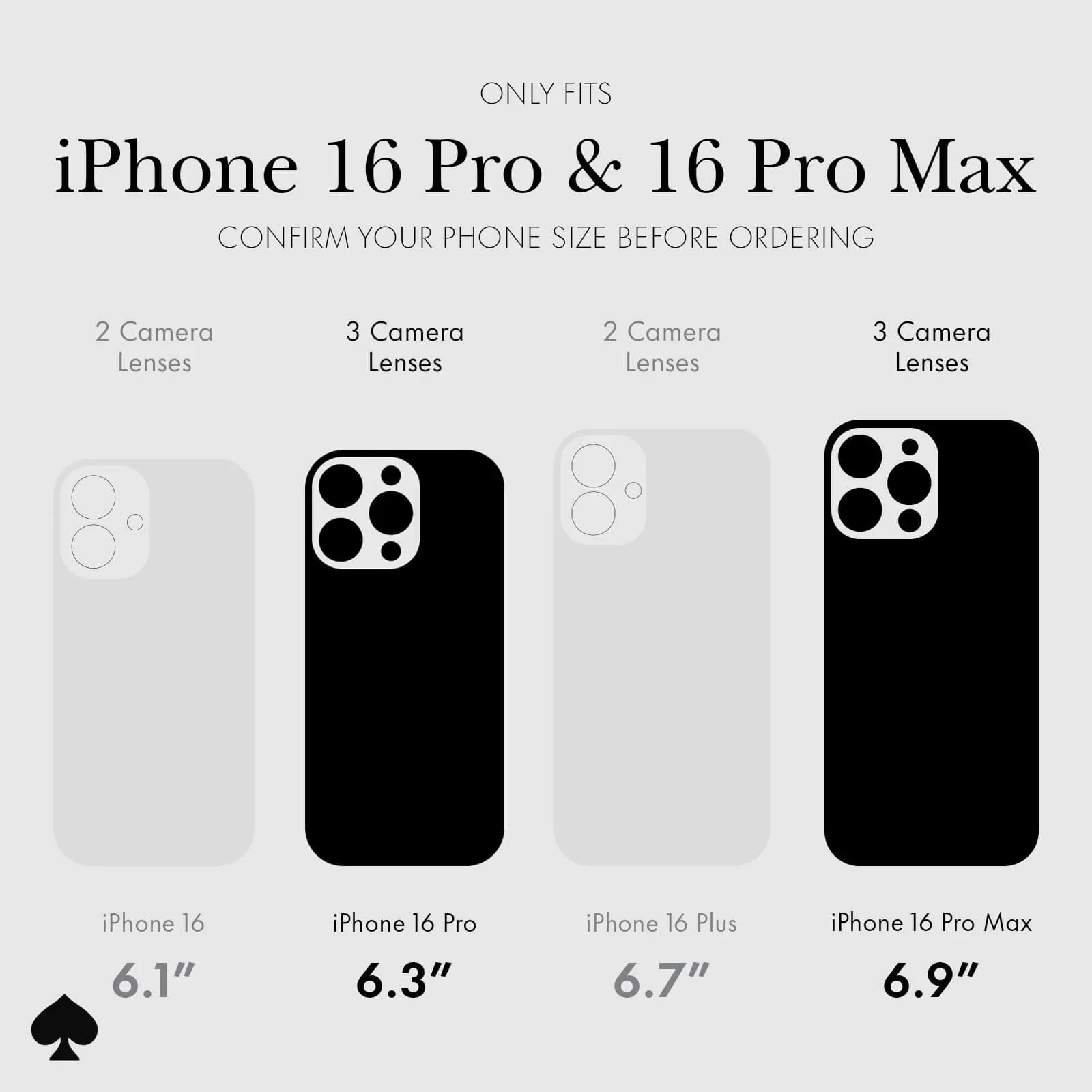 Kate Spade Aluminum Ring Lens Protector iPhone 16 Pro & 16 Pro Max - Set in Stone - Image 7