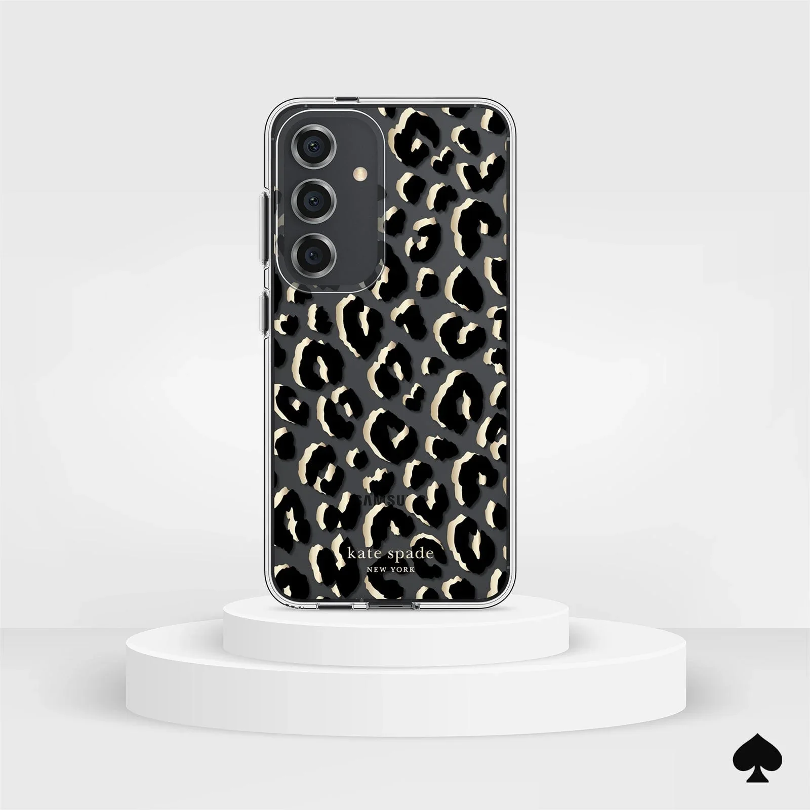Kate Spade Clear Case Samsung S24 Standard 6.2 inch - City Leopard - Image 4