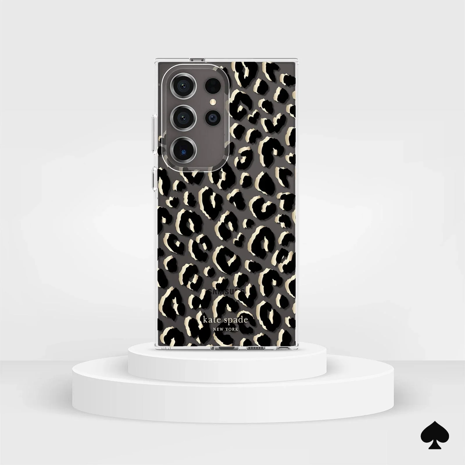 Kate Spade Clear Case Samsung S24 Ultra 6.8 inch - City Leopard - Image 3