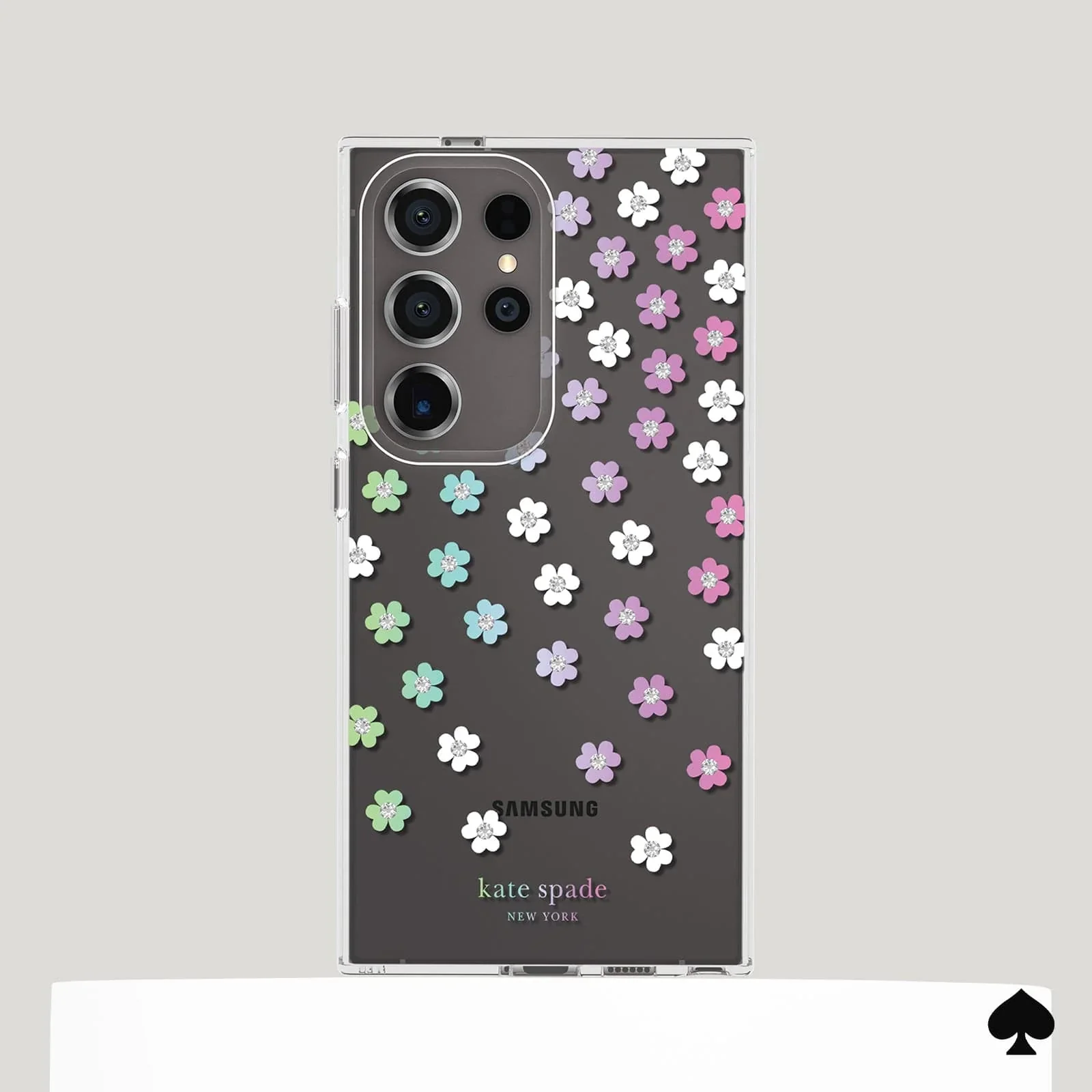 Kate Spade Clear Case Samsung S24 Ultra 6.8 inch - Scattered Flowers - Image 3