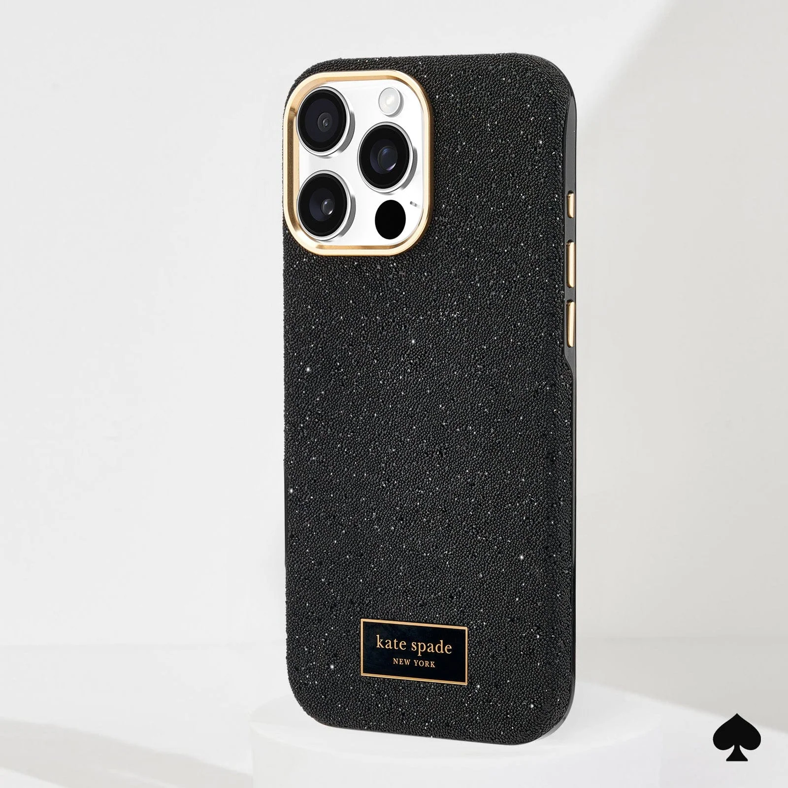 Kate Spade Crystal Pave MagSafe Case for iPhone 16 Pro Black - Image 6
