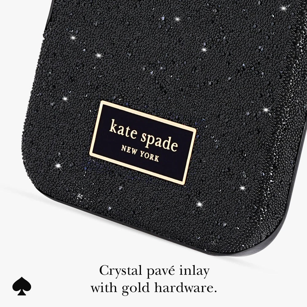 Kate Spade Crystal Pave MagSafe Case for iPhone 17 Pro 6.3 - Black - Image 3