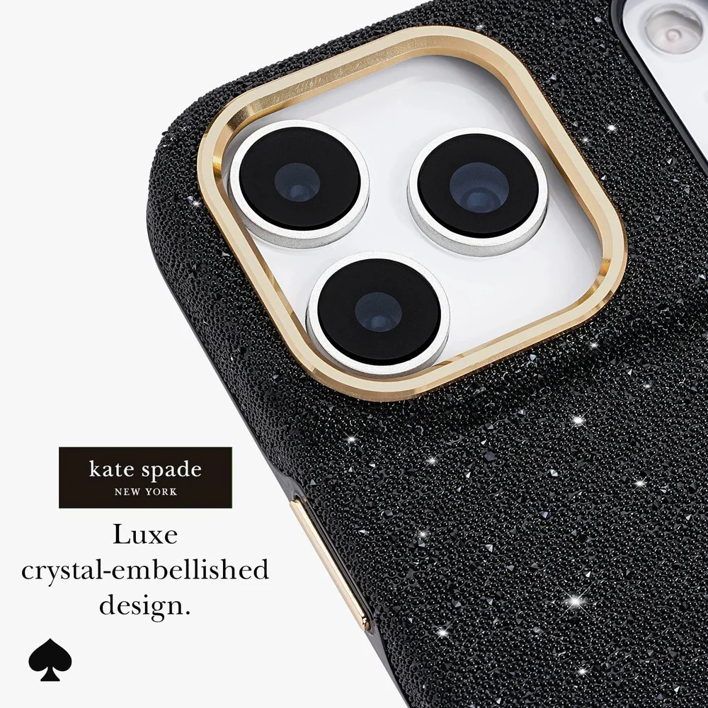 Kate Spade Crystal Pave MagSafe Case for iPhone 17 Pro 6.3 - Black - Image 7