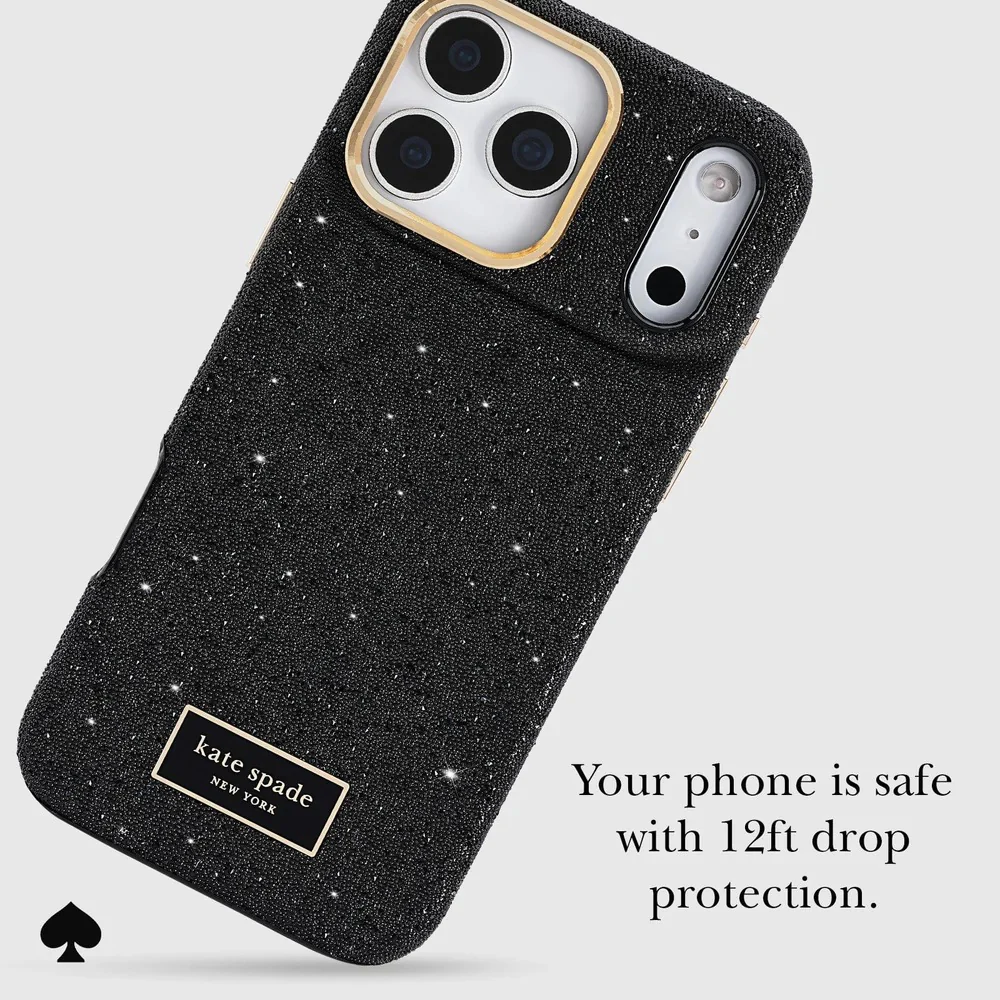 Kate Spade Crystal Pave MagSafe Case for iPhone 17 Pro Max - Black - Image 4