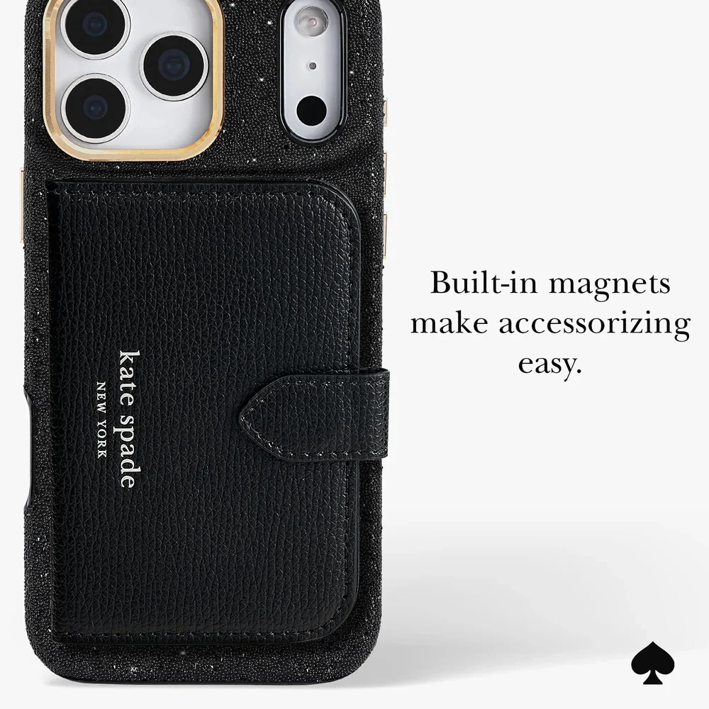 Kate Spade Crystal Pave MagSafe Case for iPhone 17 Pro Max - Black - Image 6