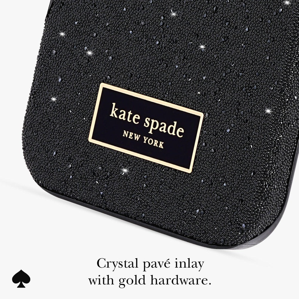 Kate Spade Crystal Pave MagSafe Case for iPhone 17 Standard 6.3 - Black - Image 6