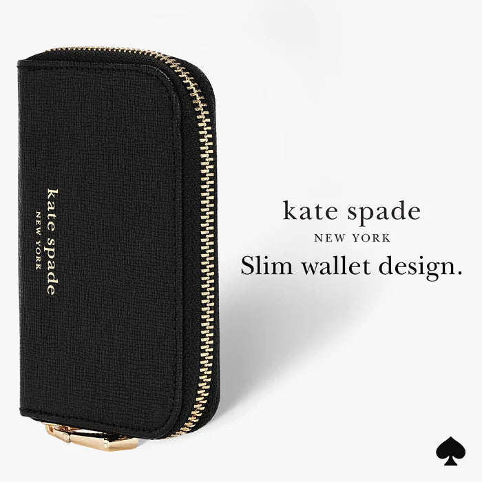 Kate Spade Devin Zip Magnetic Wallet for MagSafe - Black - Image 3