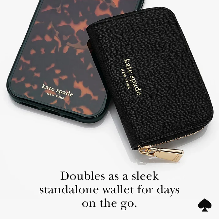 Kate Spade Devin Zip Magnetic Wallet for MagSafe - Black - Image 8