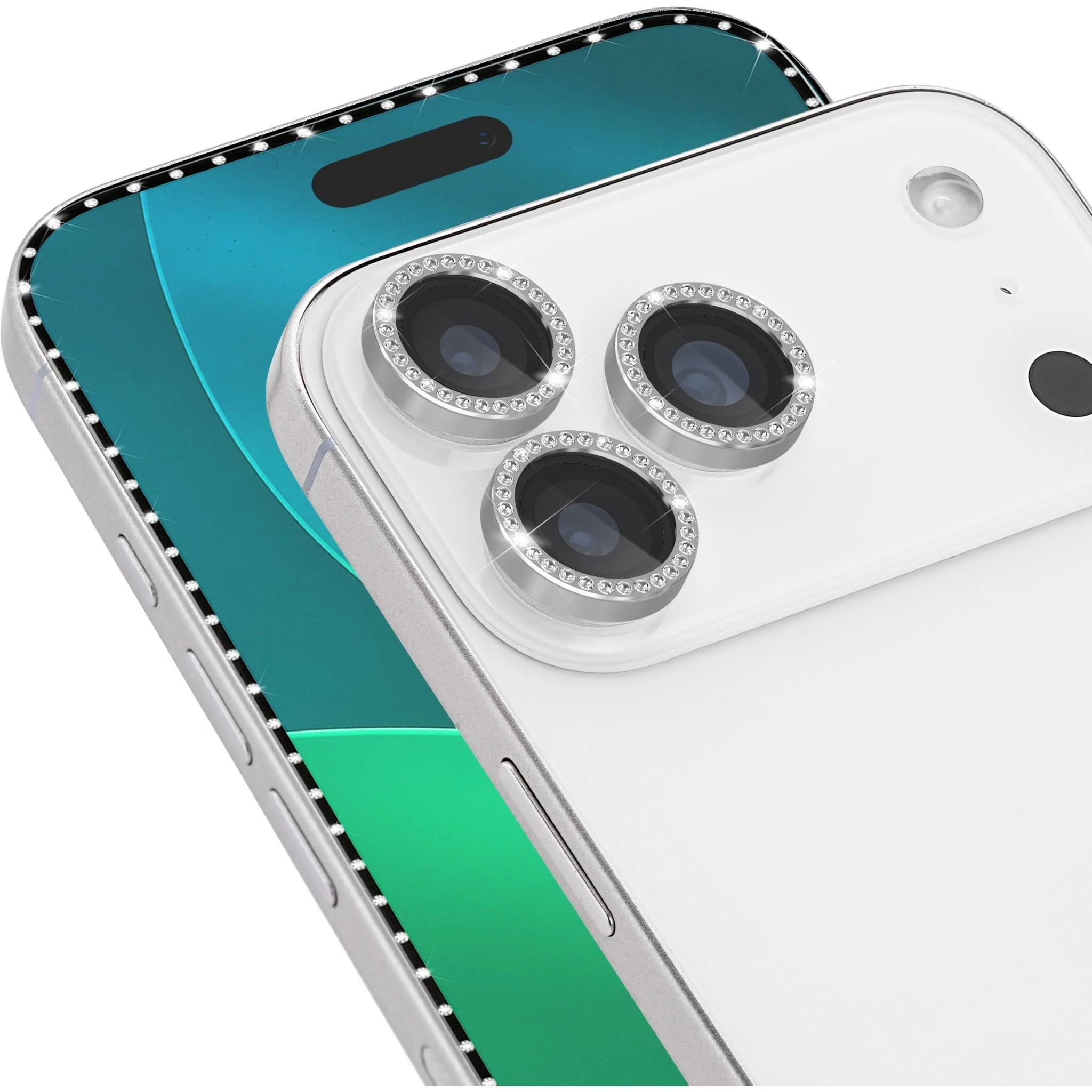 Kate Spade Fashion Lens & Screen Protectors for iPhone 17 Pro 6.3 - Set in Stone Silver - Image 2