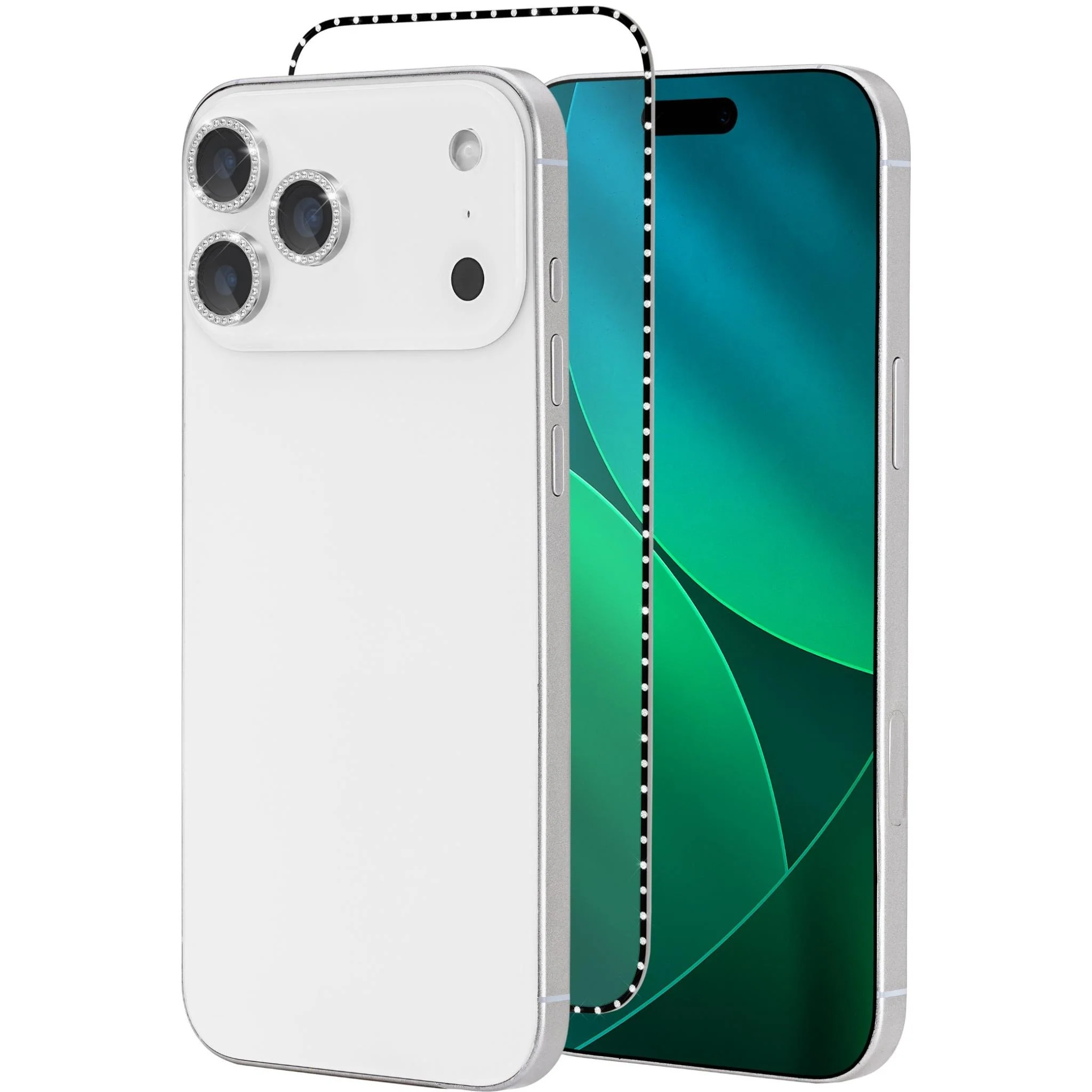 Kate Spade Fashion Lens & Screen Protectors for iPhone 17 Pro 6.3 - Set in Stone Silver - Image 4