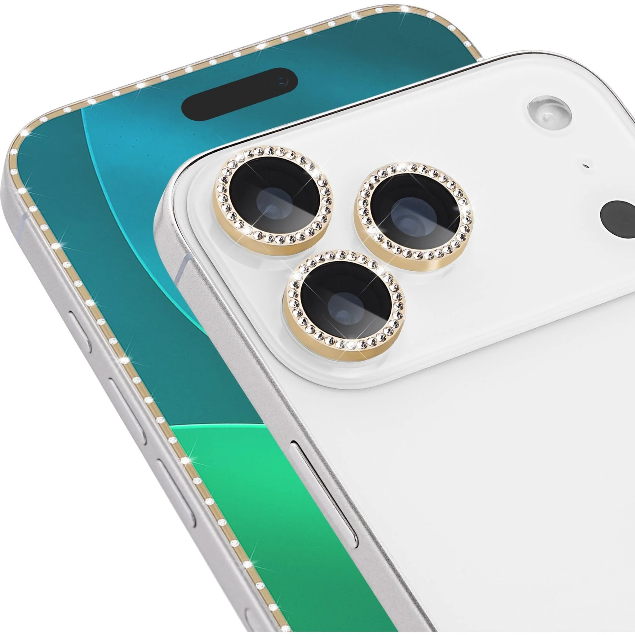 Kate Spade Fashion Lens & Screen Protectors for iPhone 17 Pro 6.3 - Set in Stone Gold - Image 2