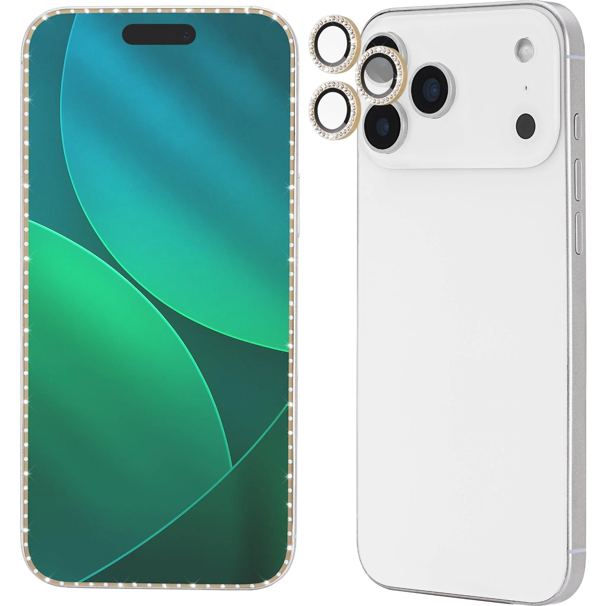 Kate Spade Fashion Lens & Screen Protectors for iPhone 17 Pro 6.3 - Set in Stone Gold - Image 4