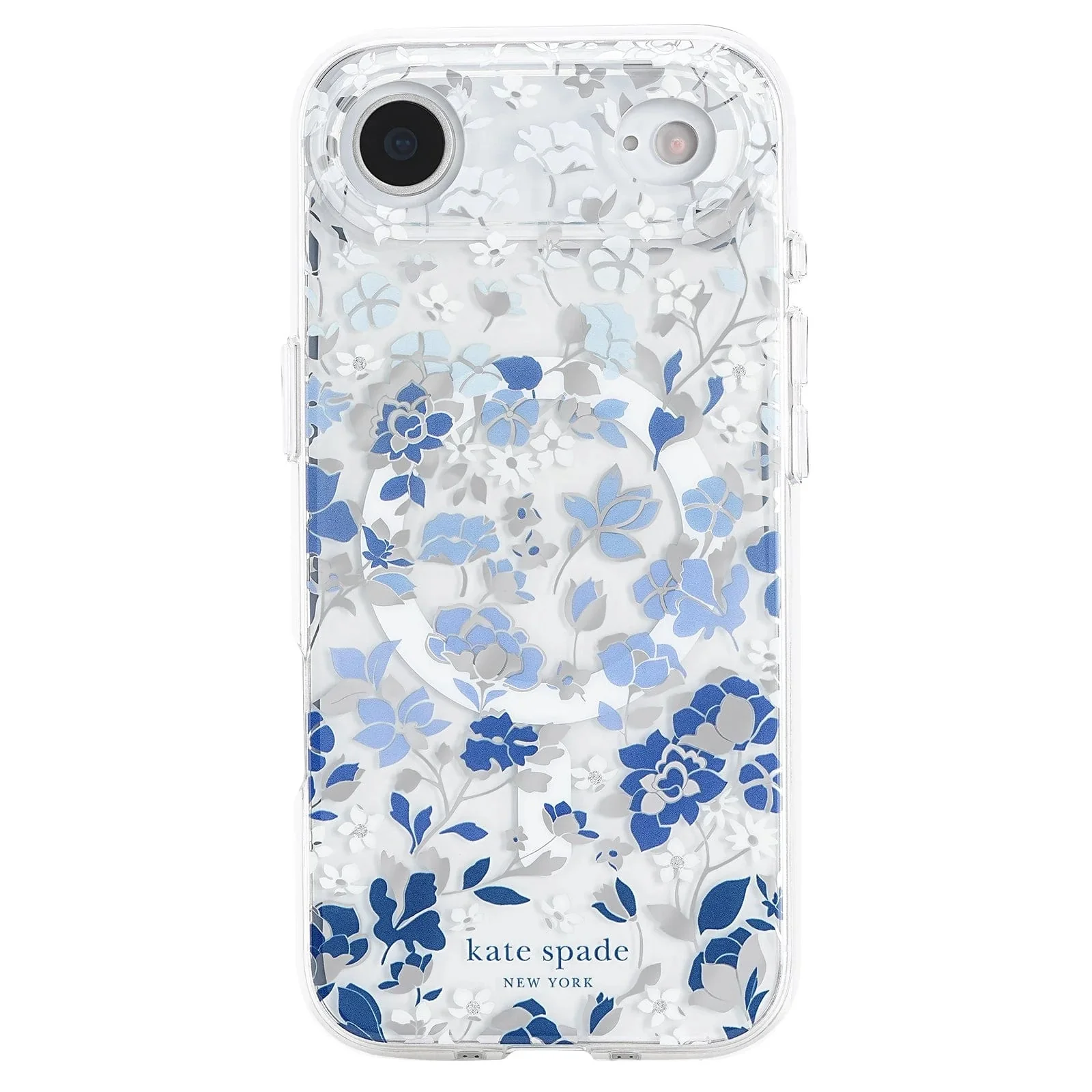Kate Spade Flowerbed Blue MagSafe Case for iPhone 17 Air 6.5 - Clear/Blue - Image 2
