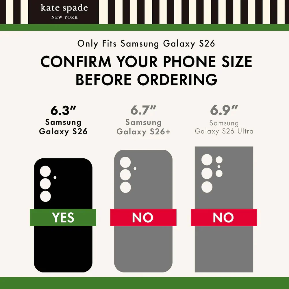 Kate Spade Flowerbed Magnet Case Samsung S26 Standard - Image 6