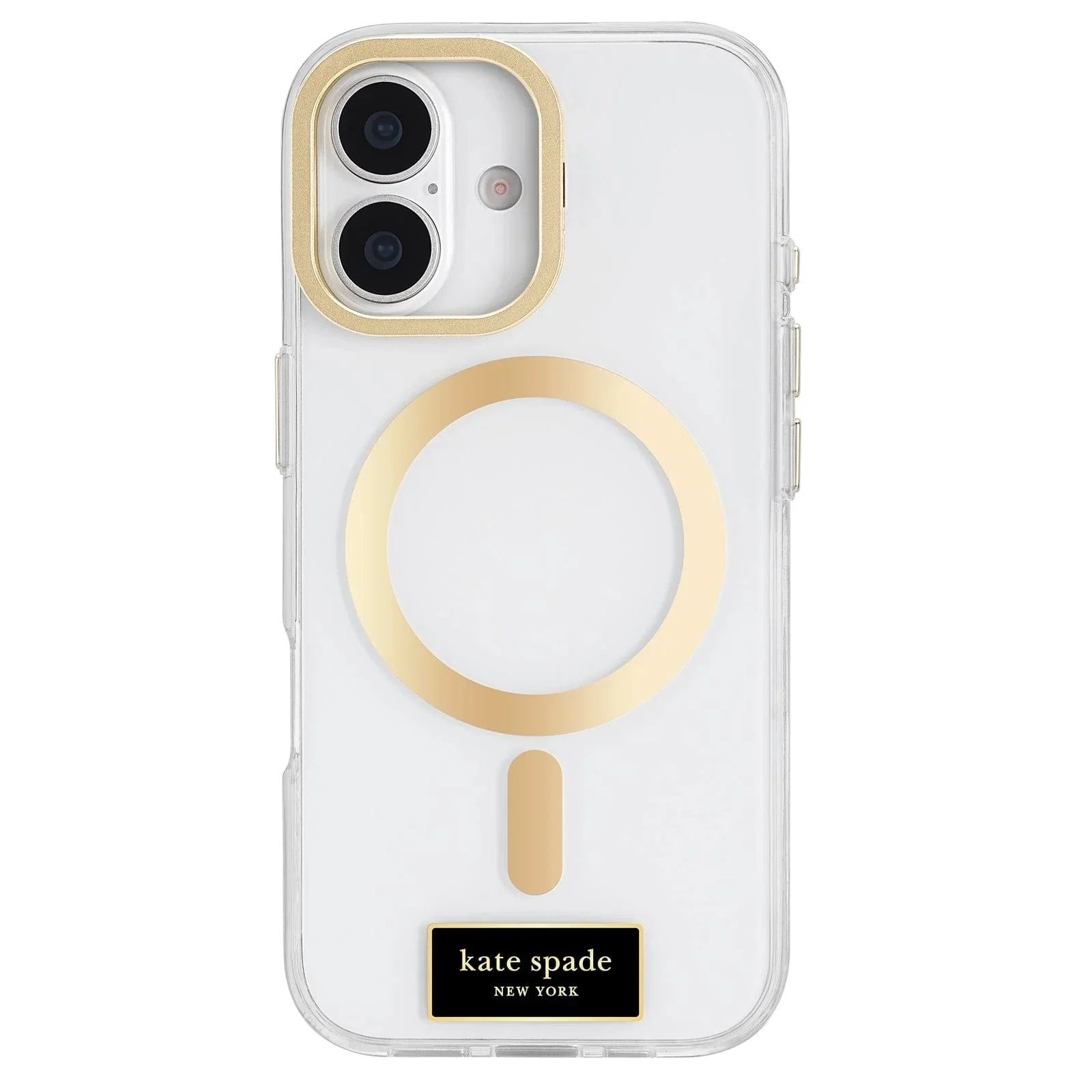 Kate Spade Icon MagSafe Case with Stand iPhone 17 Standard 6.3 - Clear / Gold - Image 2