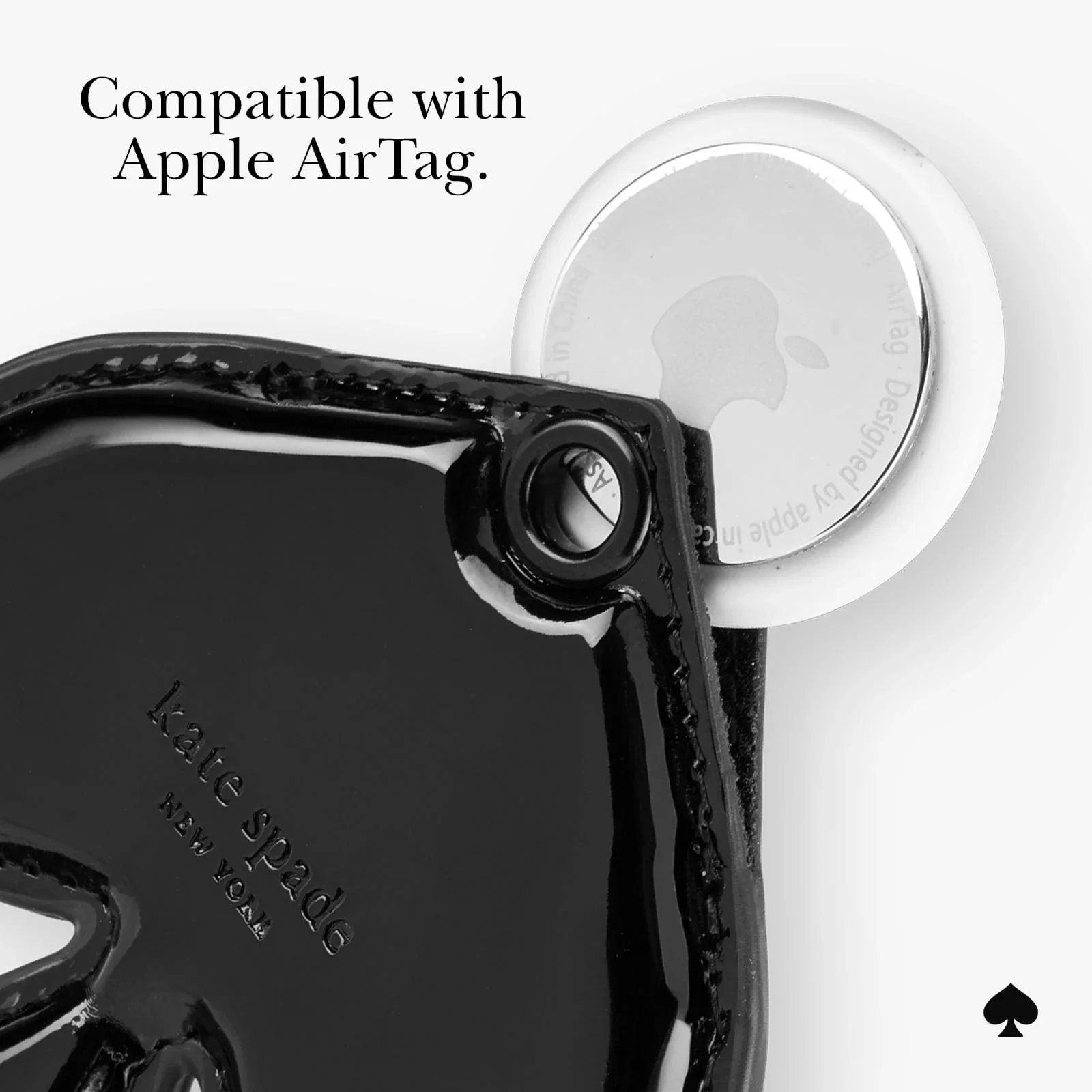 Kate Spade Keychain Spade Charm for AirTag - Image 7