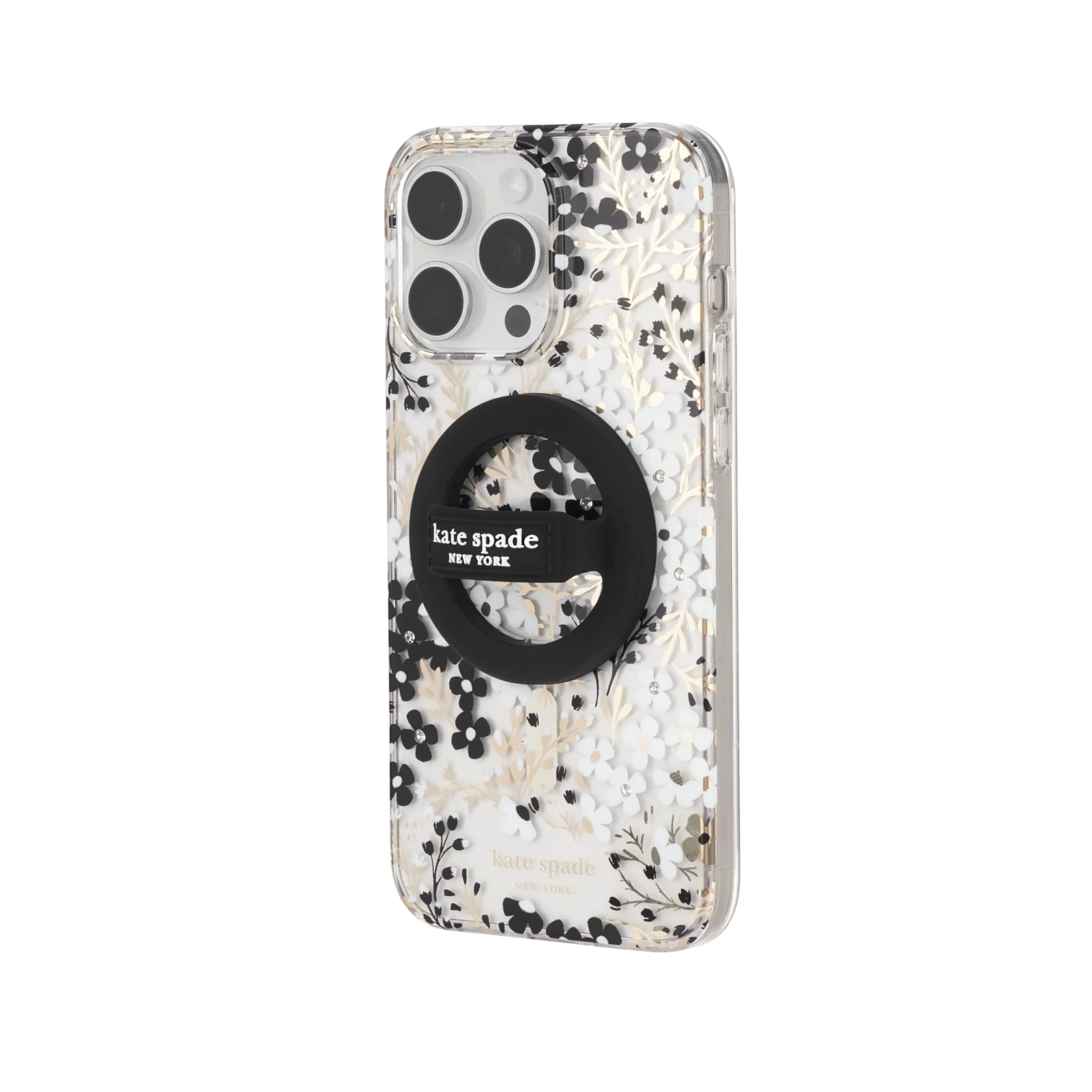 Kate Spade Magnetic Loop Grip For MagSafe - Black - Image 5