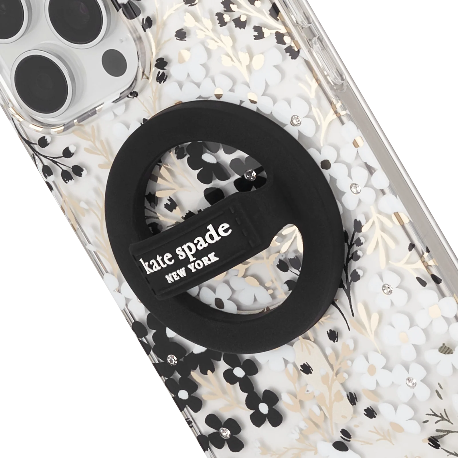Kate Spade Magnetic Loop Grip For MagSafe - Black - Image 6