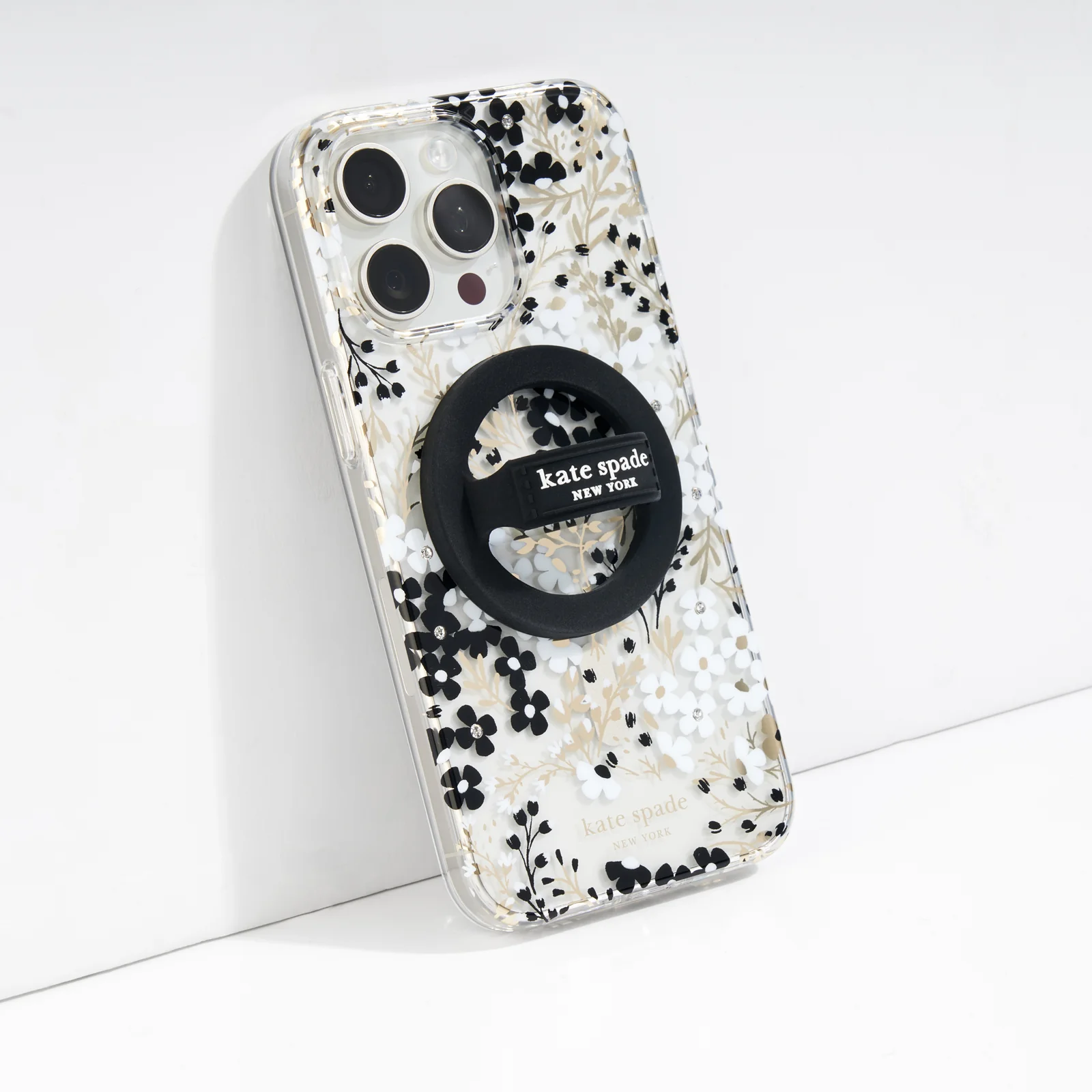 Kate Spade Magnetic Loop Grip For MagSafe - Black - Image 7