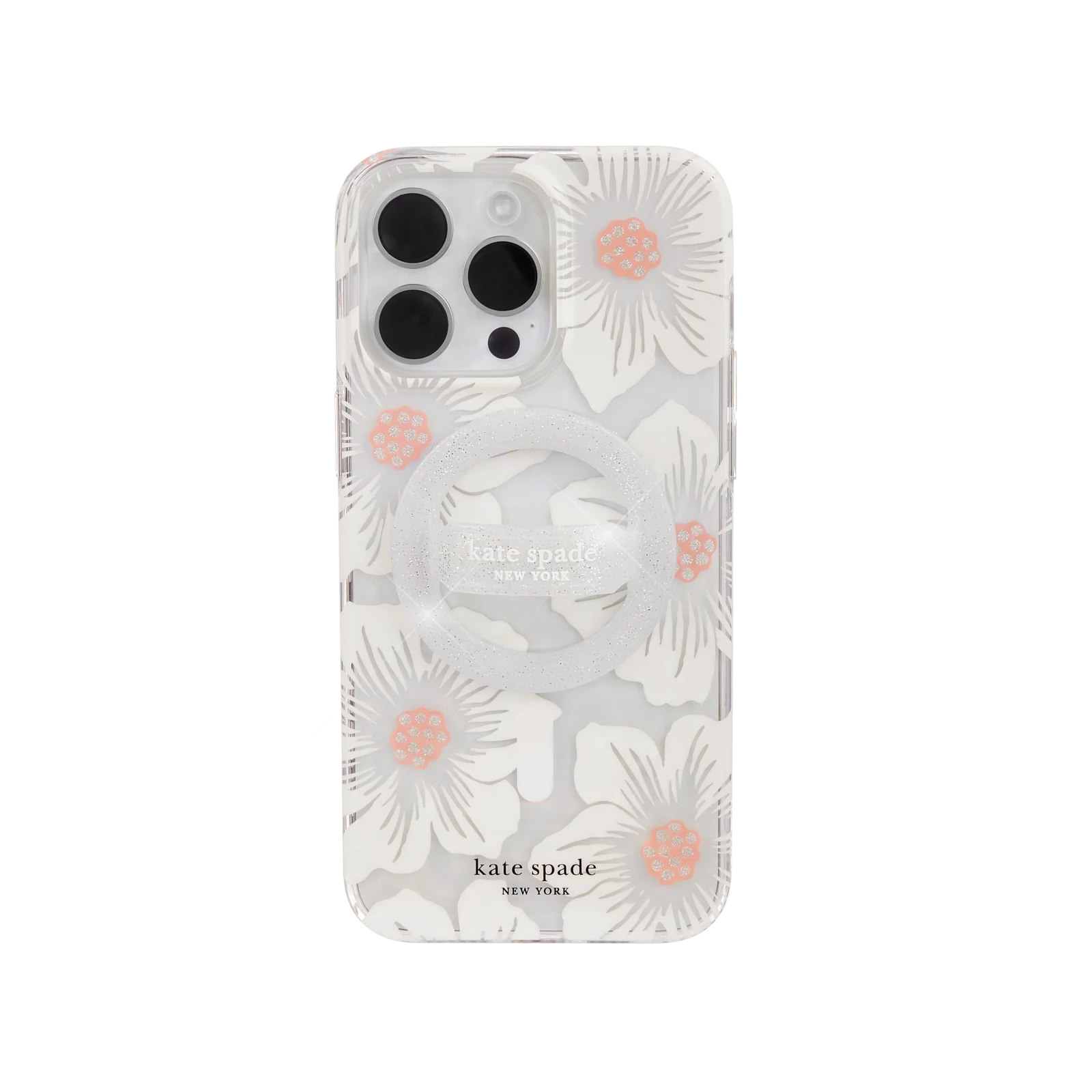 Kate Spade Magnetic Loop Grip For MagSafe - Sparkle Silver - Image 2
