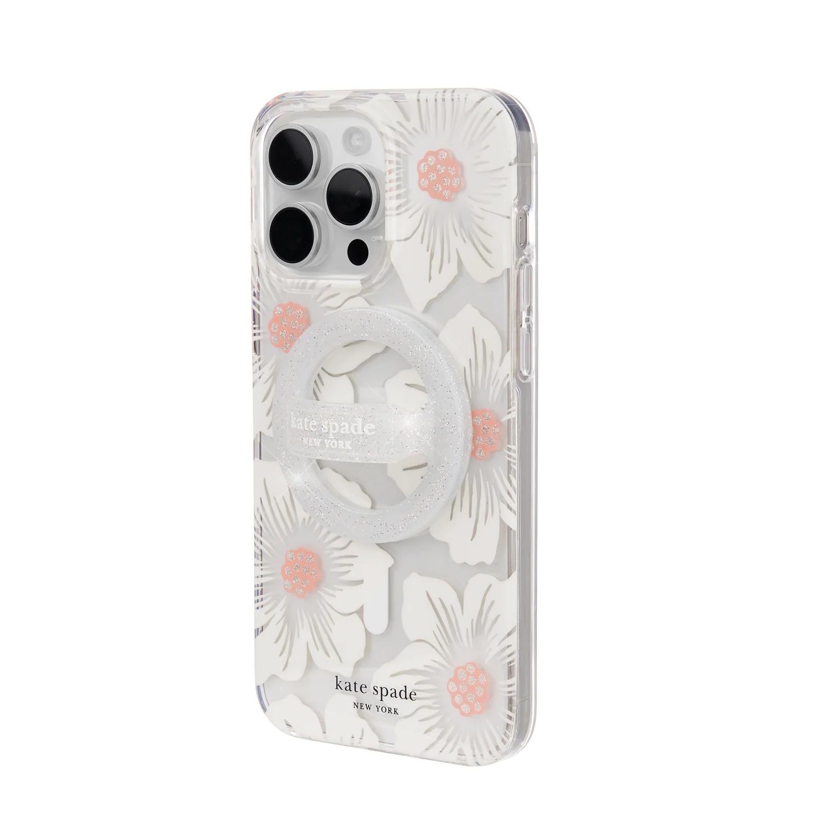Kate Spade Magnetic Loop Grip For MagSafe - Sparkle Silver - Image 5