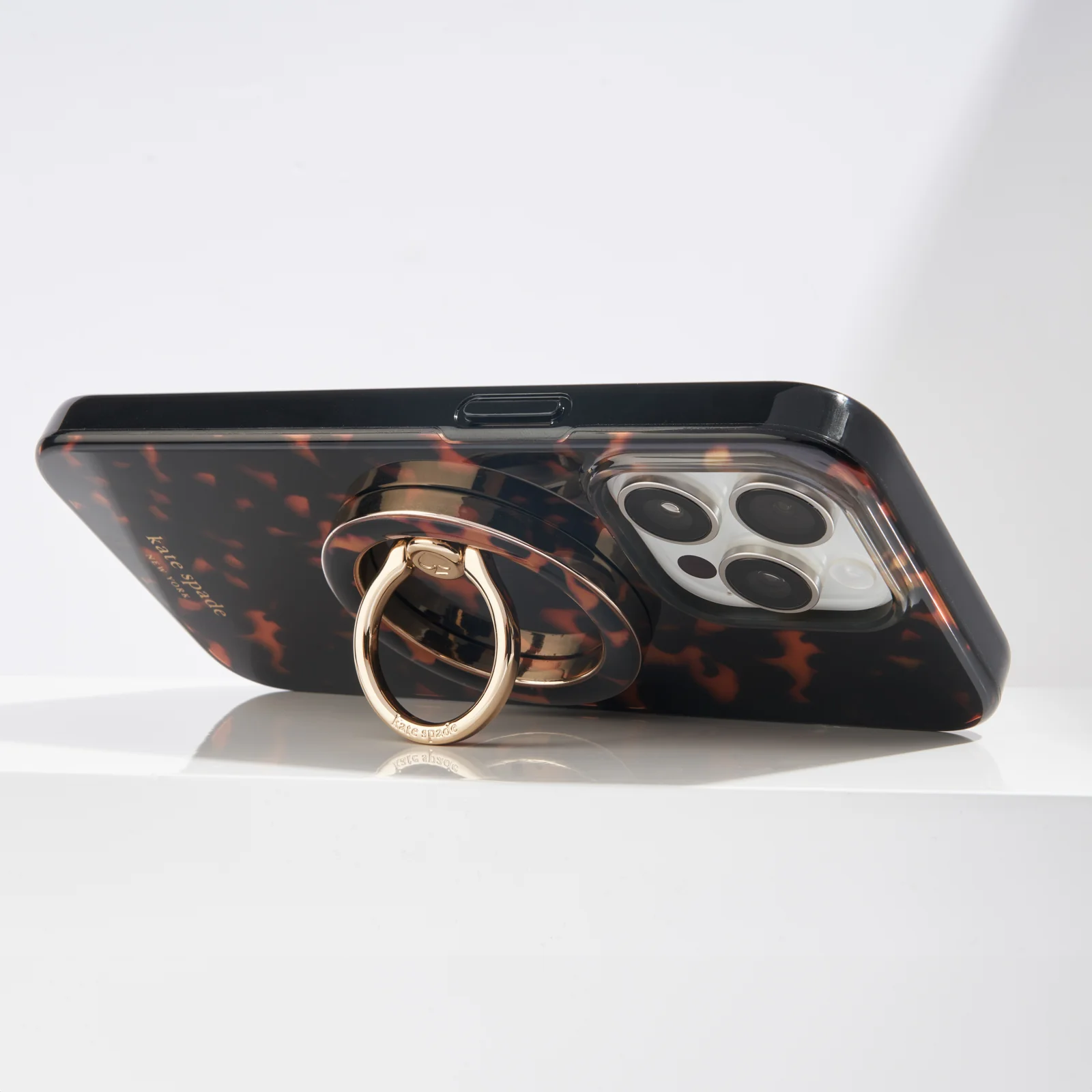 Kate Spade Magnetic Ring Stand for Phones and Cases with MagSafe - Tortoise - Image 7