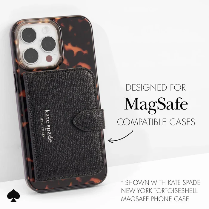 Kate Spade Morgan Magnetic Wallet for MagSafe - Black - Image 4