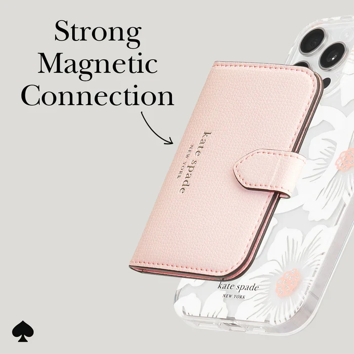Kate Spade Morgan Magnetic Wallet for MagSafe - Chalk Pink - Image 3