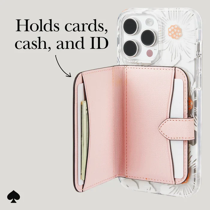 Kate Spade Morgan Magnetic Wallet for MagSafe - Chalk Pink - Image 6