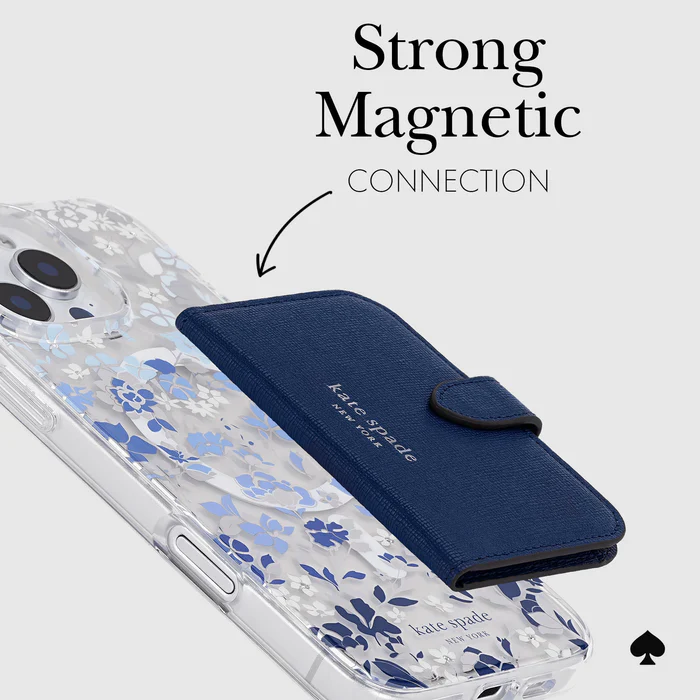Kate Spade Morgan Magnetic Wallet for MagSafe - Navy - Image 5