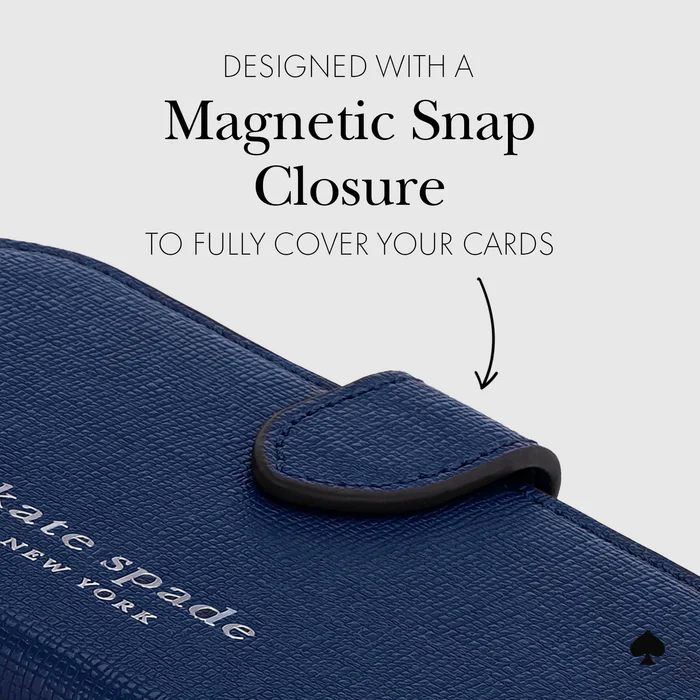 Kate Spade Morgan Magnetic Wallet for MagSafe - Navy - Image 7