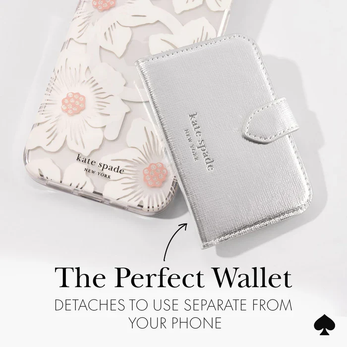 Kate Spade Morgan Magnetic Wallet for MagSafe - Metallic Silver - Image 5