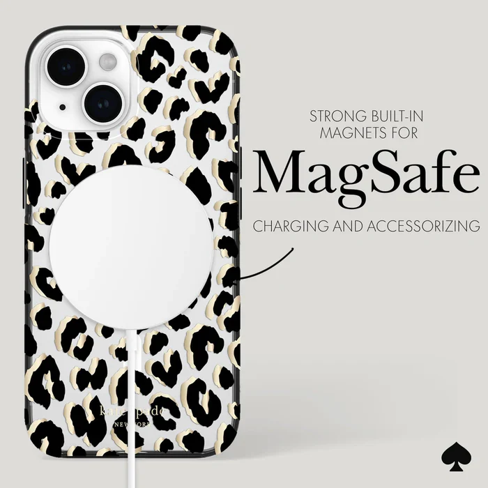 Kate Spade New York City Leopard Case for iPhone 15 Plus - Image 2