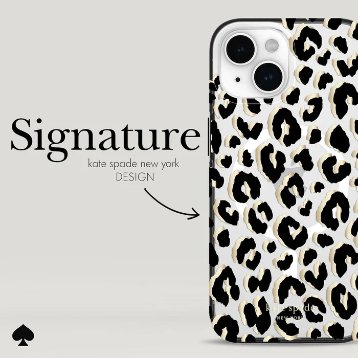 Kate Spade New York City Leopard Case for iPhone 15 Plus - Image 4