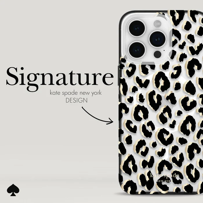 Kate Spade New York City Leopard Case for iPhone 15 Pro - Image 5