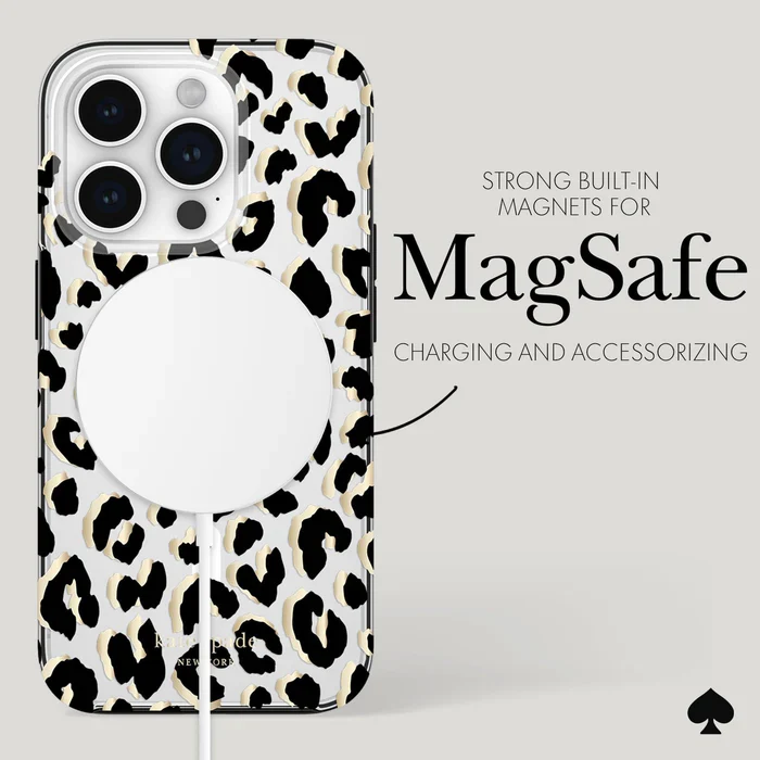 Kate Spade New York City Leopard Case for iPhone 15 Pro Max - Image 3