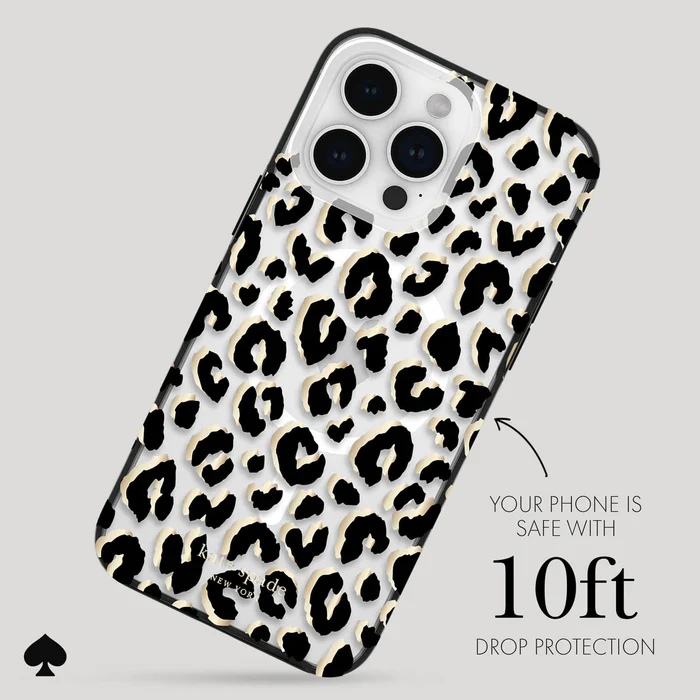 Kate Spade New York City Leopard Case for iPhone 15 Pro Max - Image 6