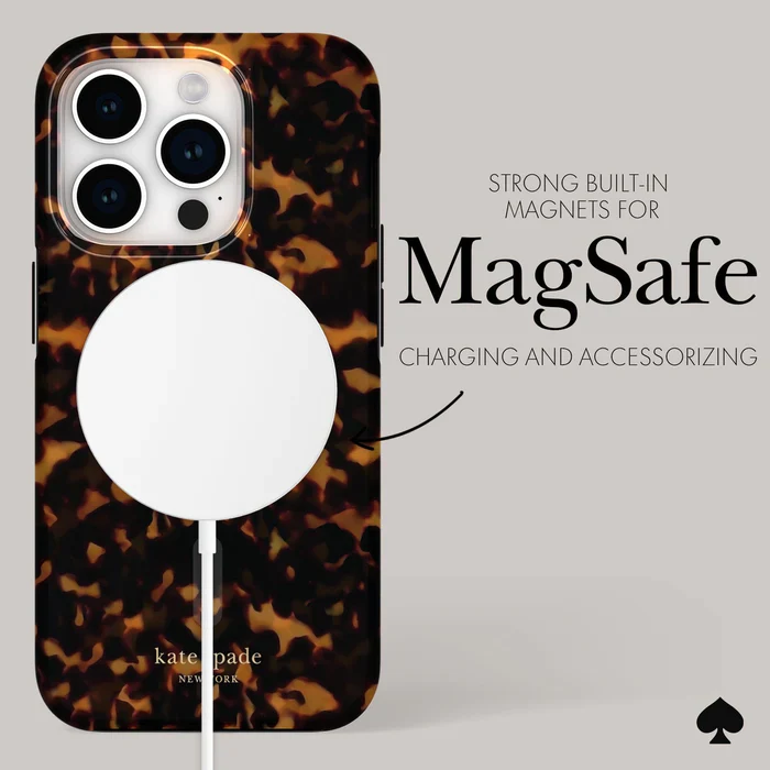 Kate Spade New York MagSafe Case iPhone 15 Pro 6.1" - Tortoise - Image 3