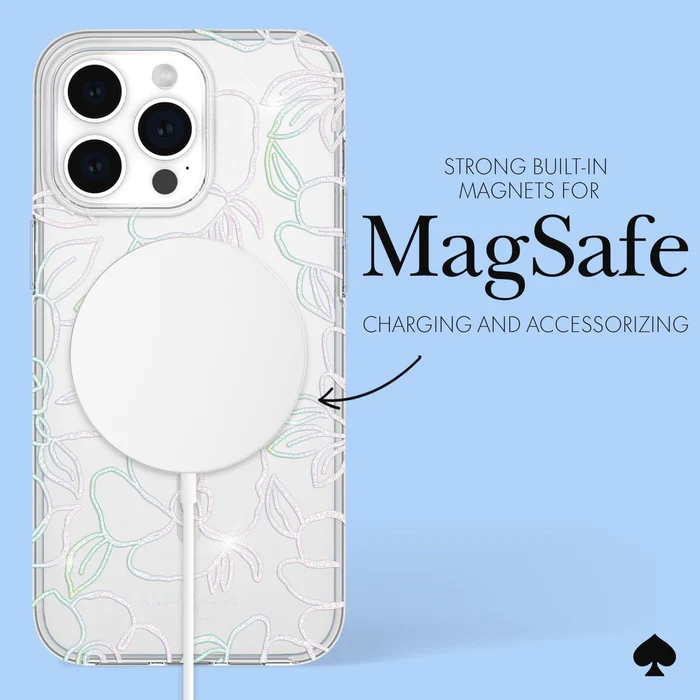 Kate Spade New York MagSafe Case iPhone 15 Pro Max - Modern Floral - Image 3