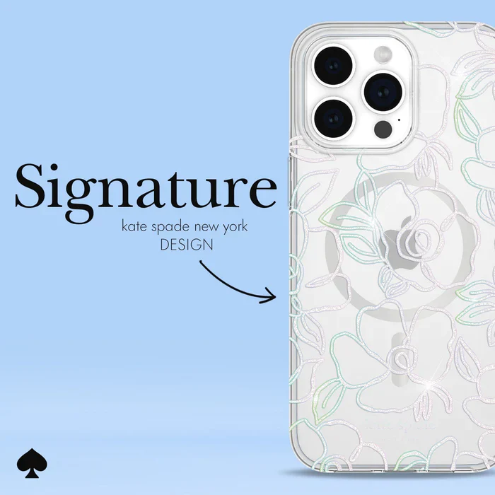 Kate Spade New York MagSafe Case iPhone 15 Pro Max - Modern Floral - Image 5